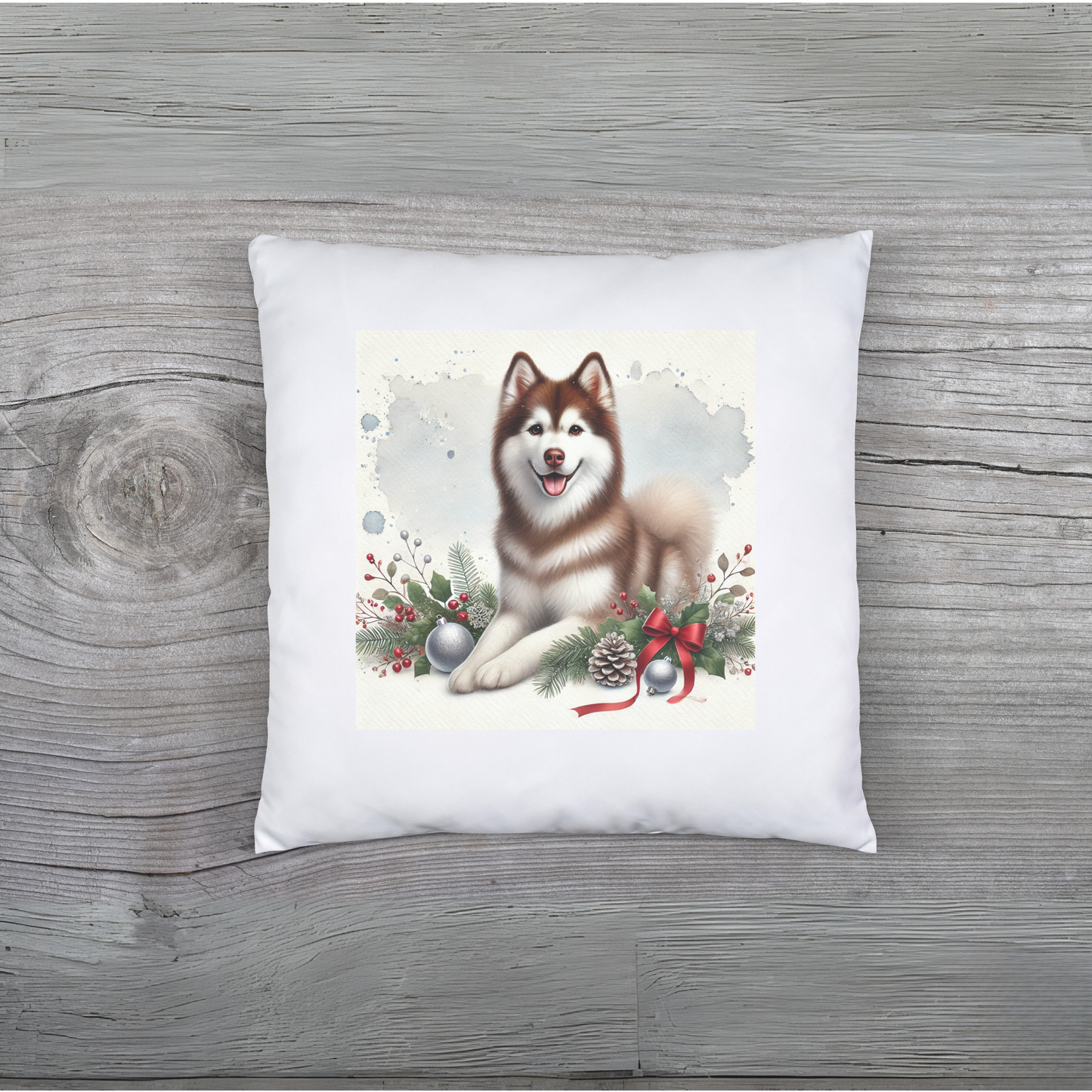 Vankúš - Vianočný Husky 9