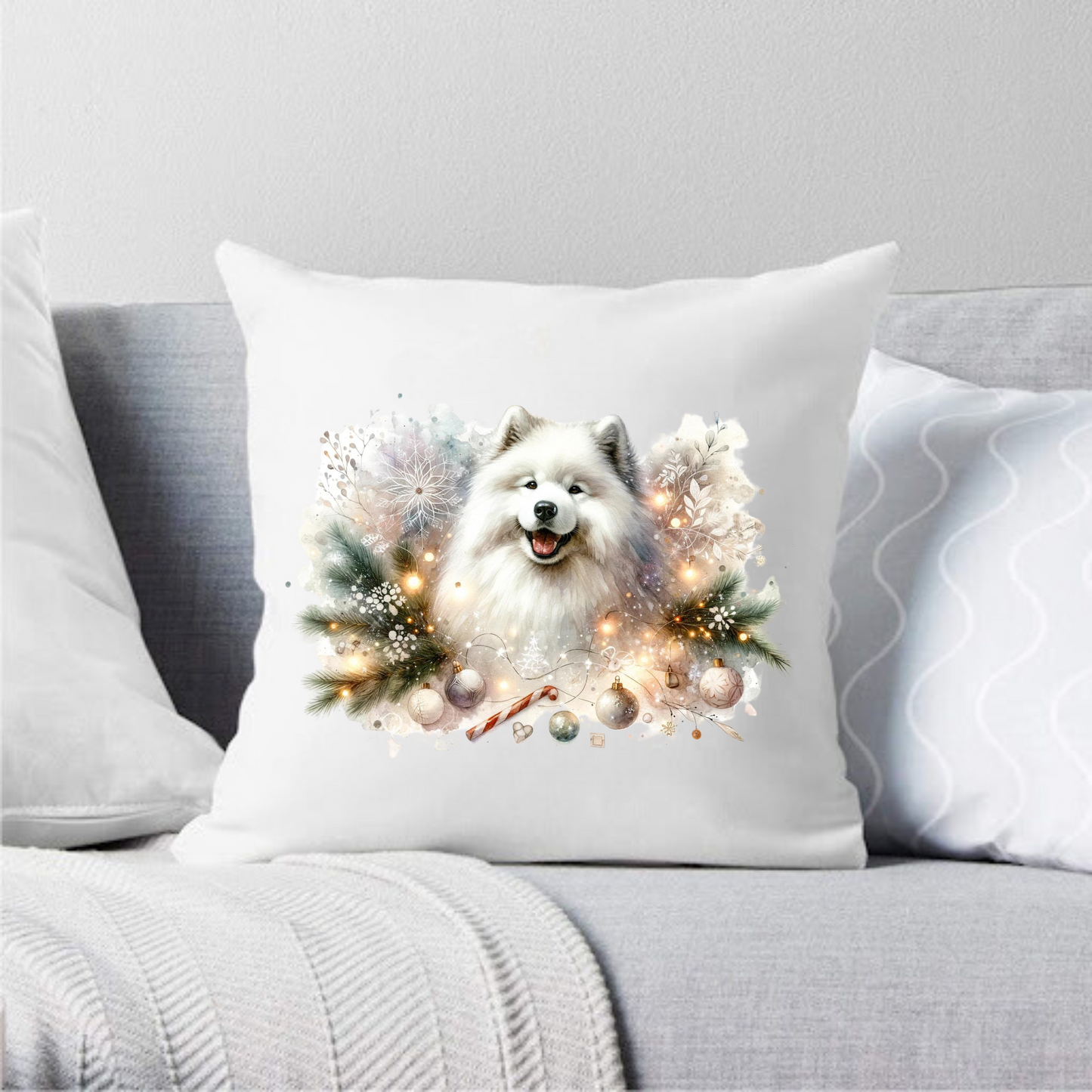 Vankúš - Vianočný Samojed 5