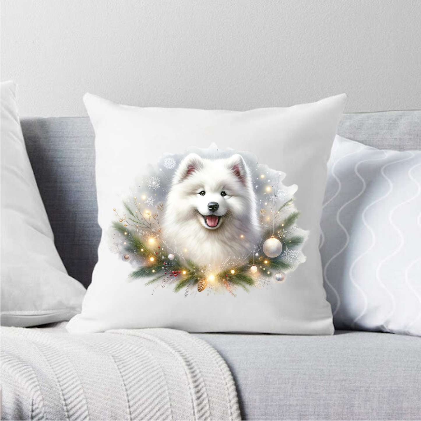 Vankúš - Vianočný Samojed 1