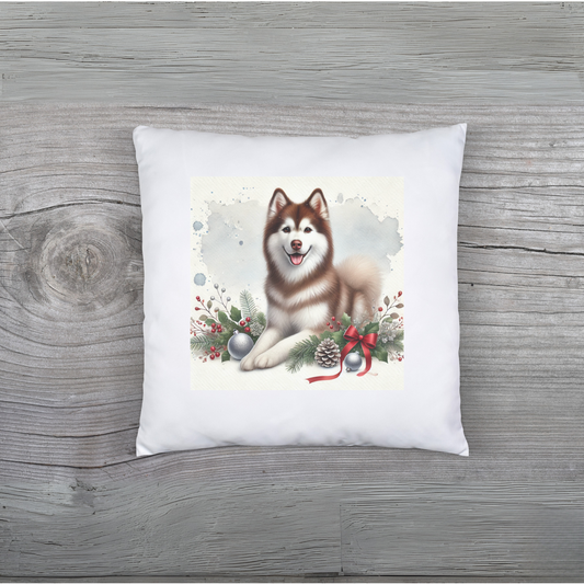 Vankúš - Vianočný Husky 9