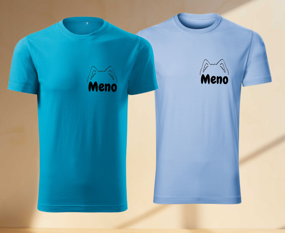 Tričko Unisex - Samojed uško s menom